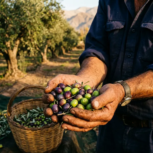 Cosecha de aceitunas